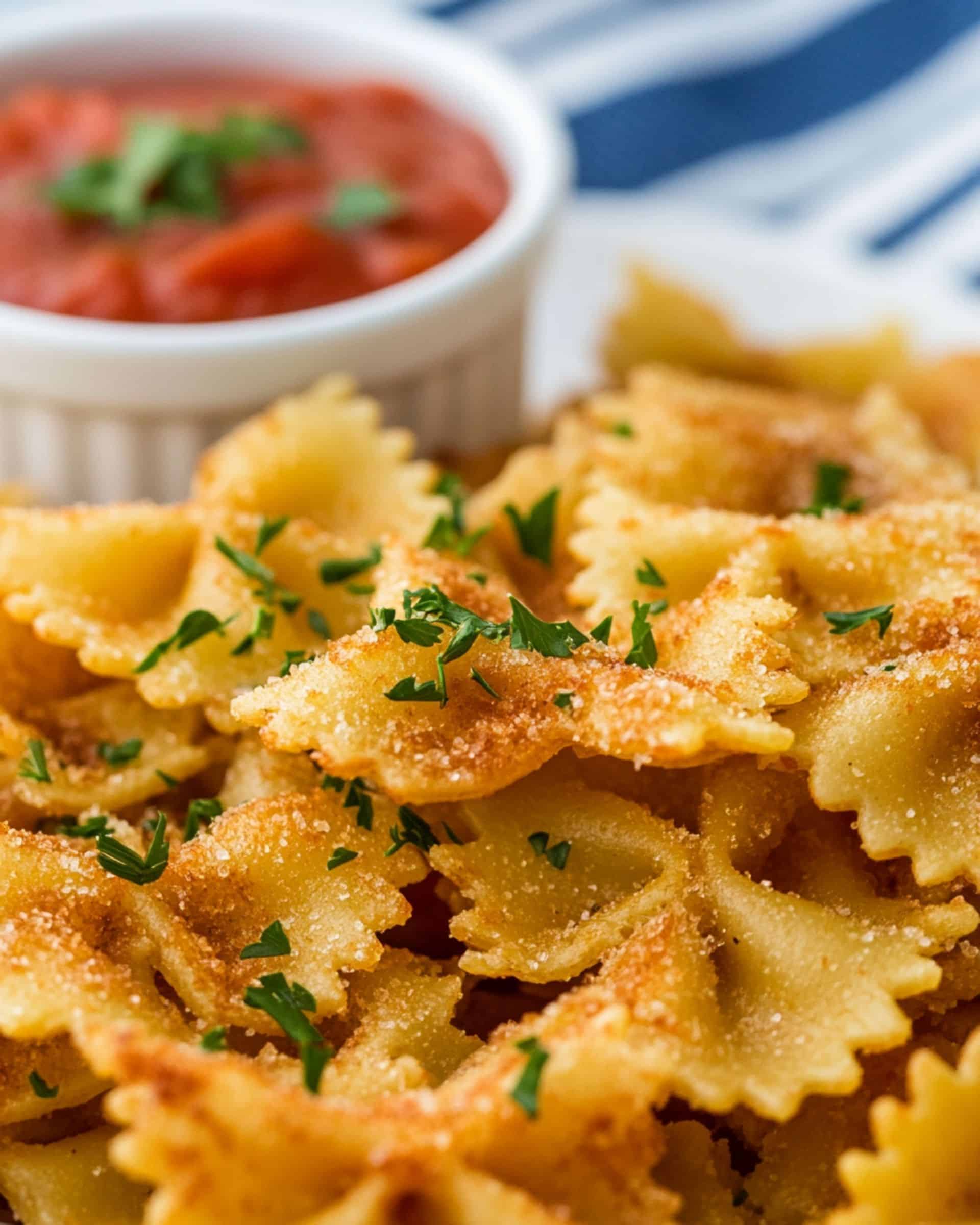 Air Fryer Pasta Chips recipe