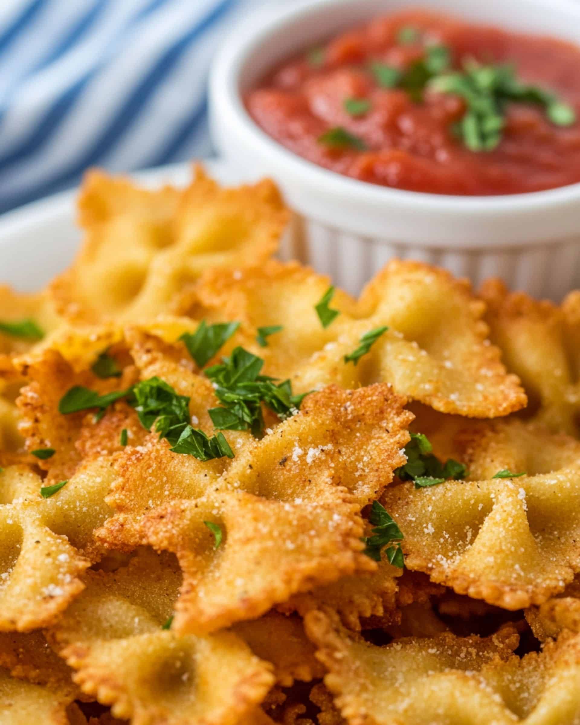 Air Fryer Pasta Chips recipe