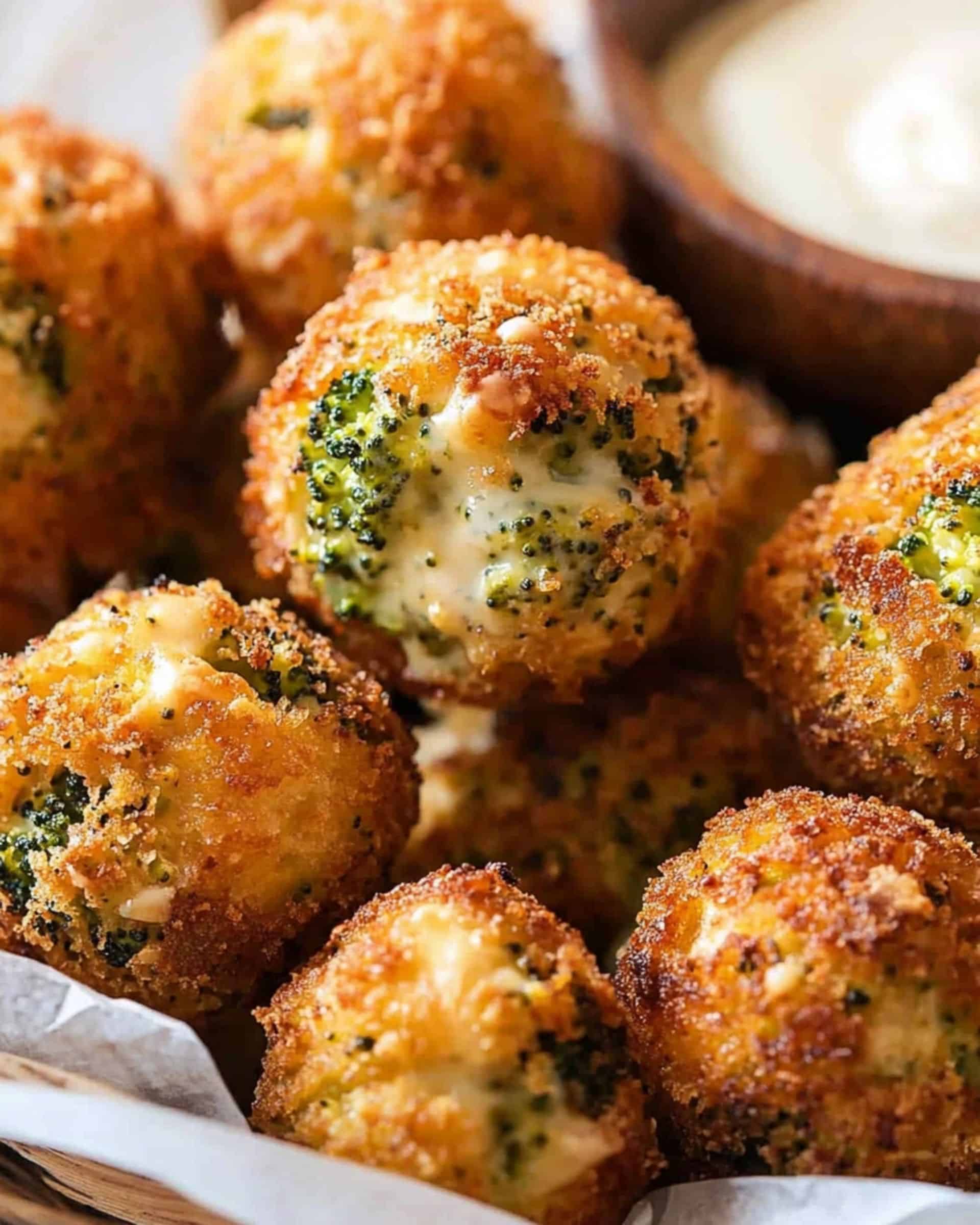 Baked Broccoli Cheese Balls recipe