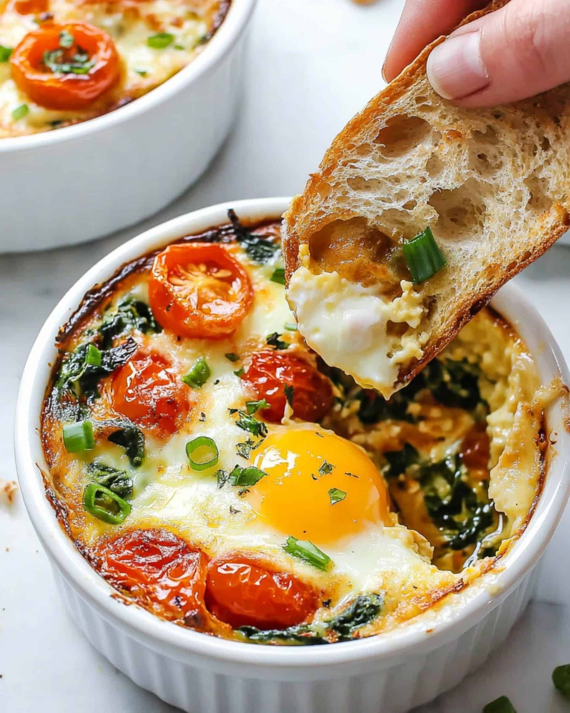 Baked Feta Eggs Recipe