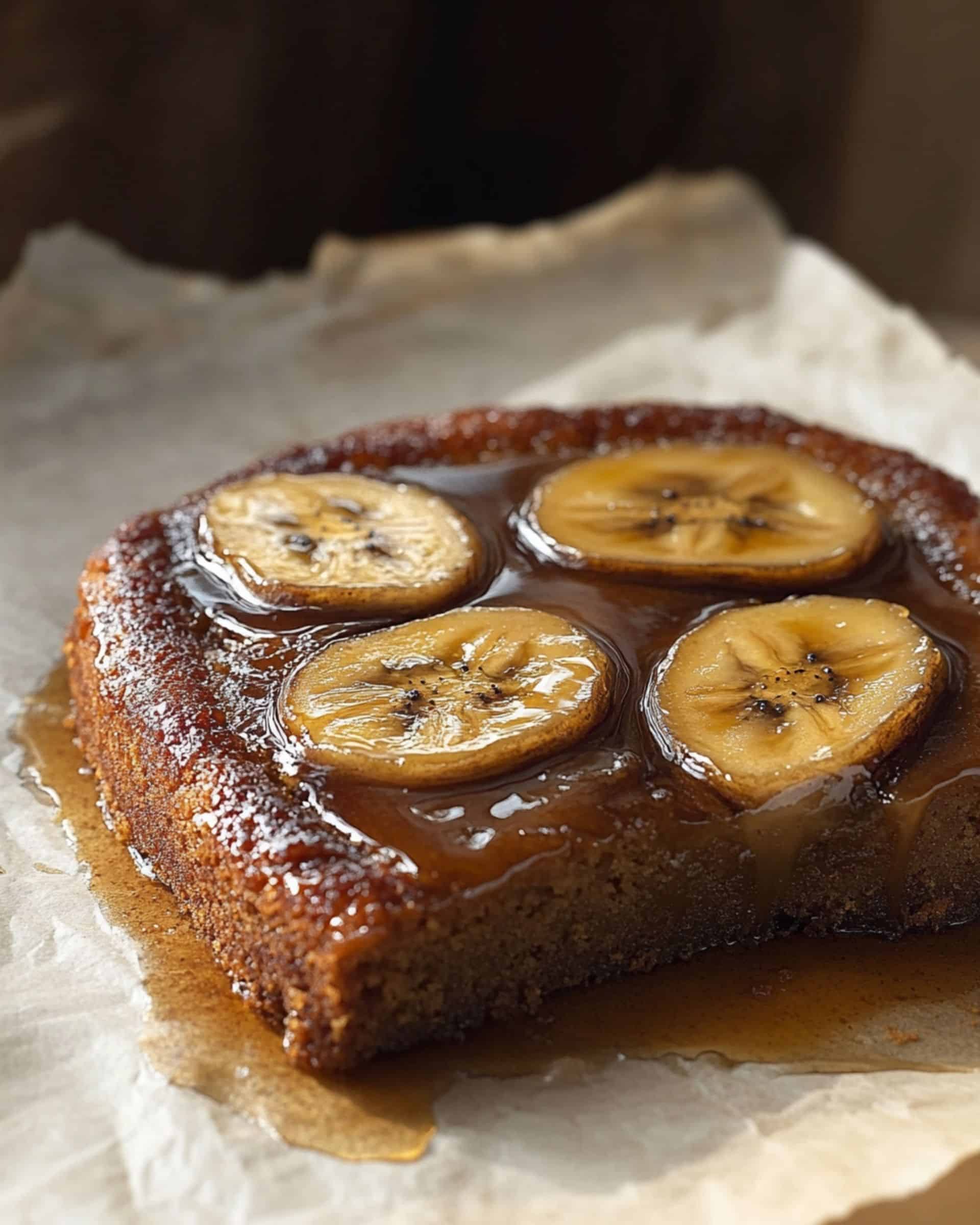 Banana Upside Down Cake Recipe