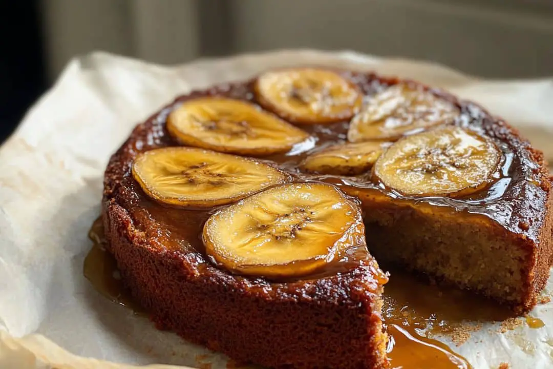 Banana Upside Down Cake Recipe
