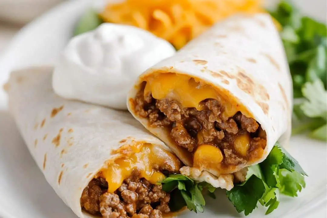 Beef and Cheese Burritos Recipe