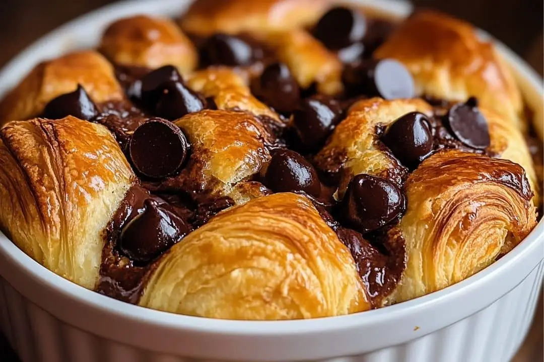 Chocolate Croissant Breakfast Bake recipe