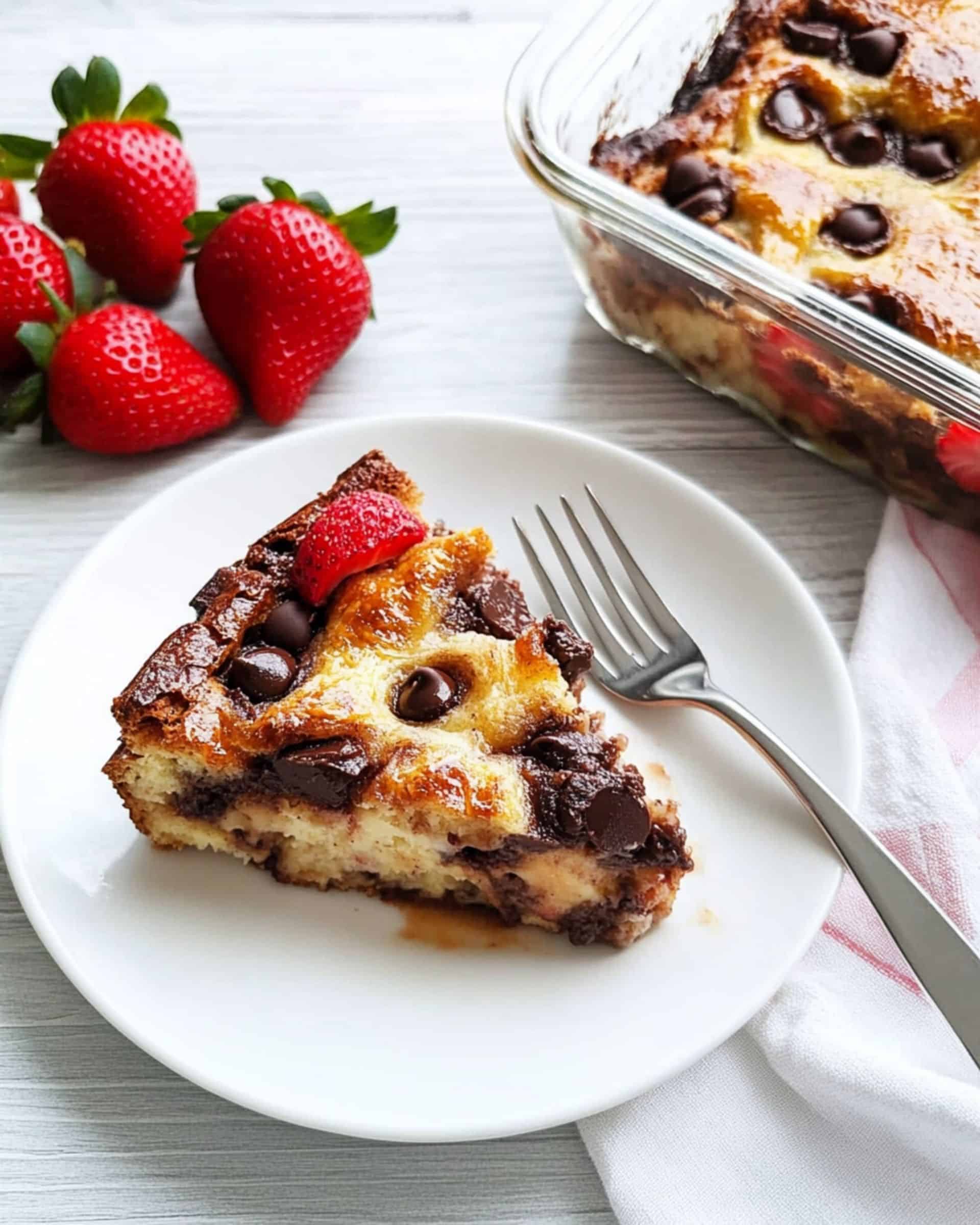 Chocolate Croissant Breakfast Bake recipe