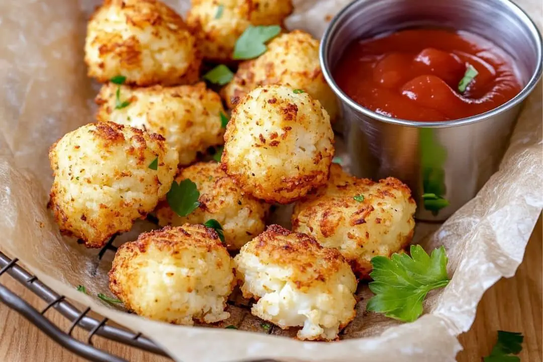 Cottage Cheese Cauliflower Tots Recipe