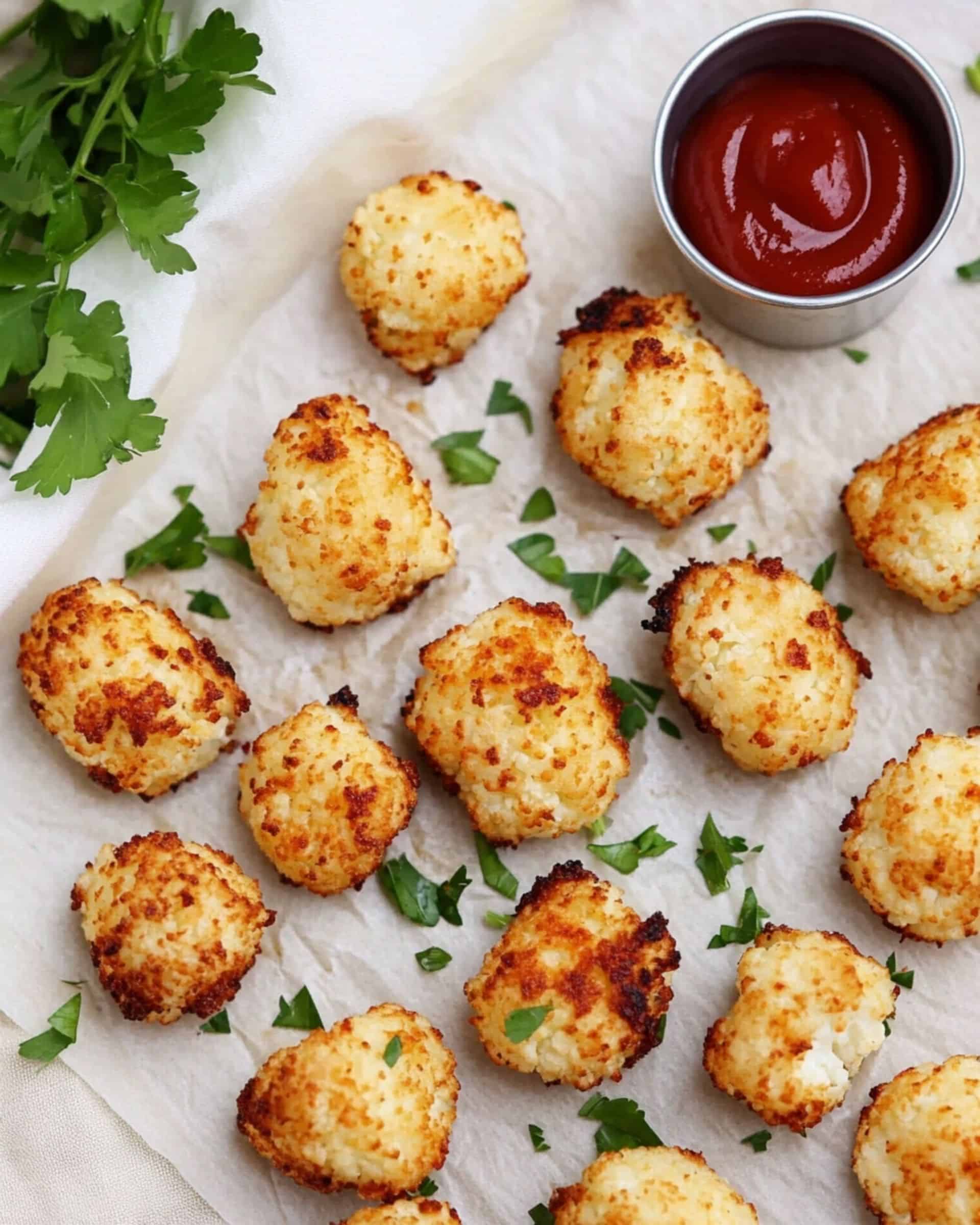 Cottage Cheese Cauliflower Tots Recipe