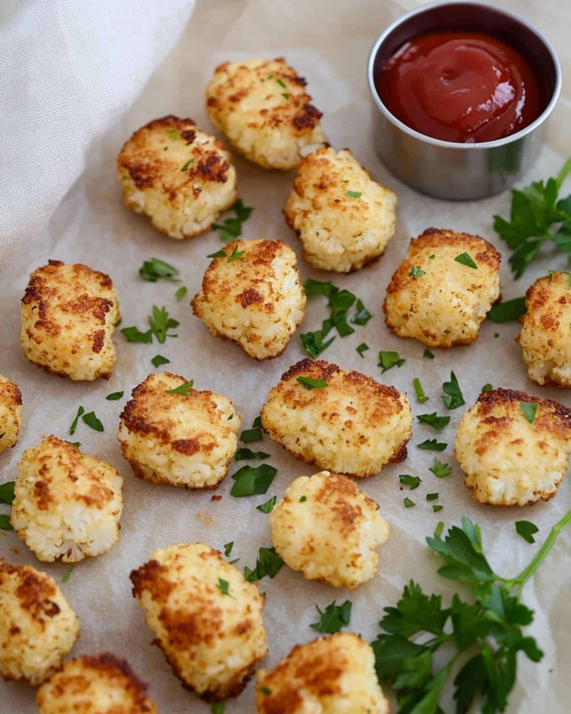 Cottage Cheese Cauliflower Tots Recipe