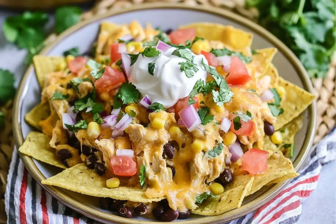 Crockpot Chicken Nachos Recipe