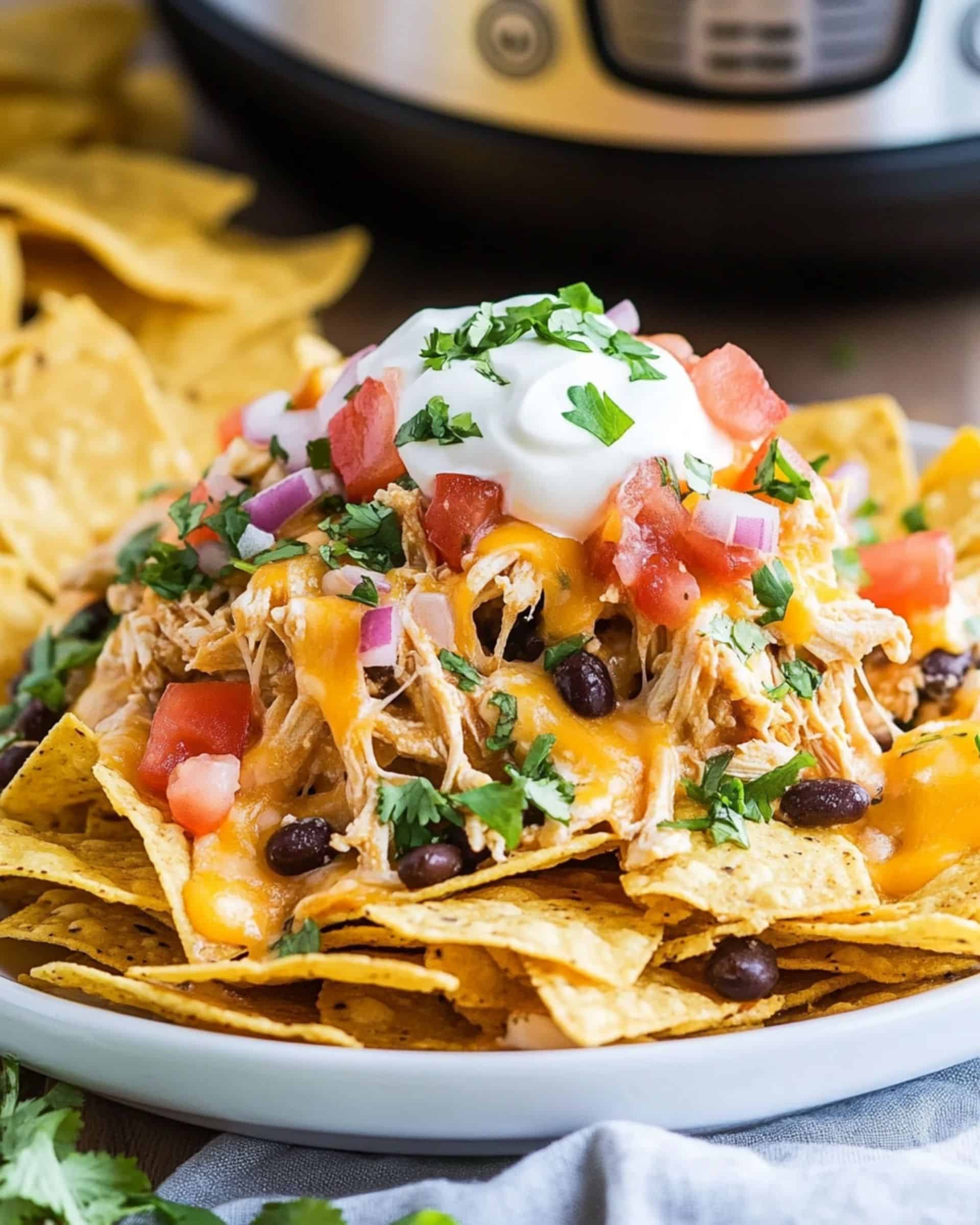 Crockpot Chicken Nachos Recipe