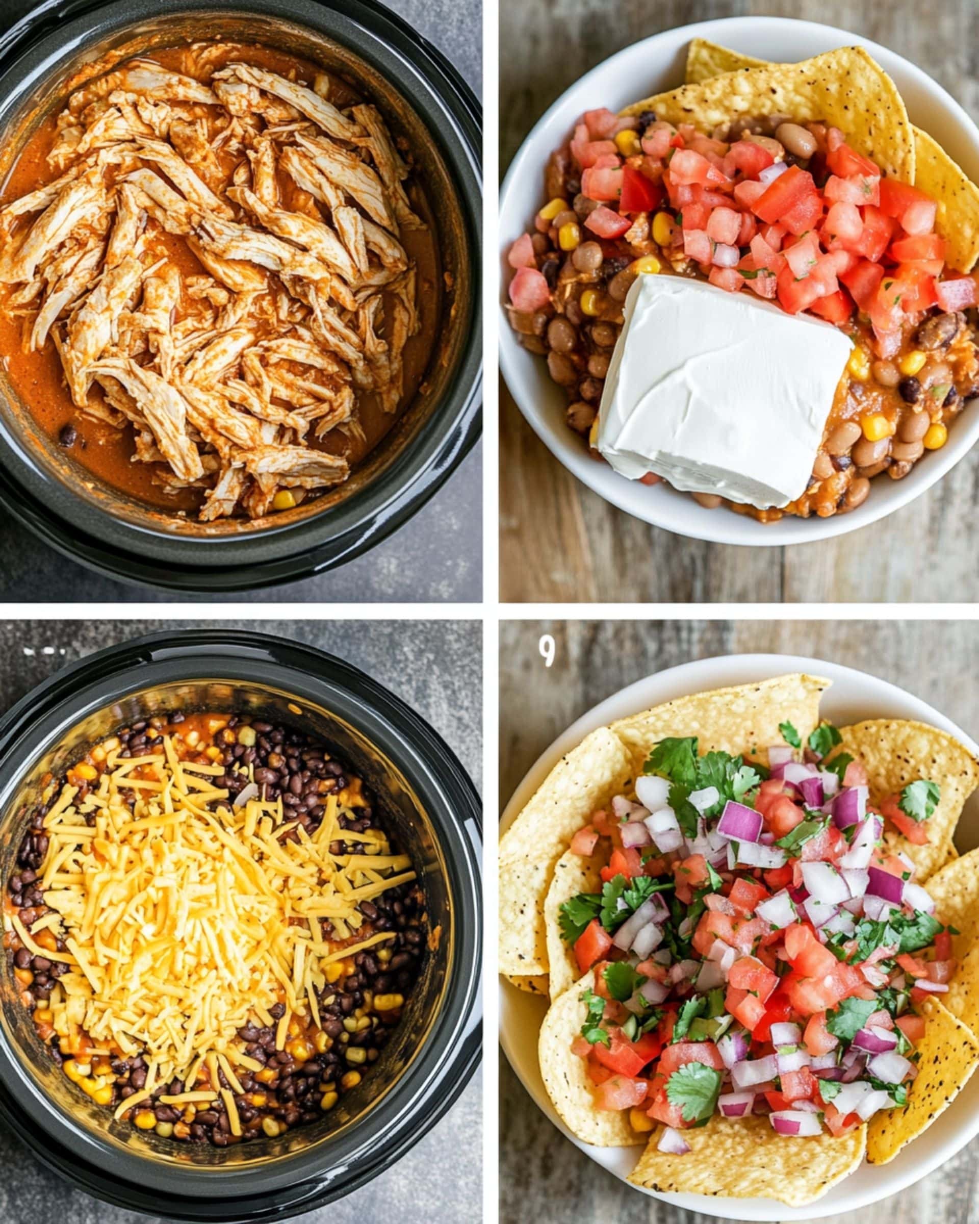 Crockpot Chicken Nachos Recipe