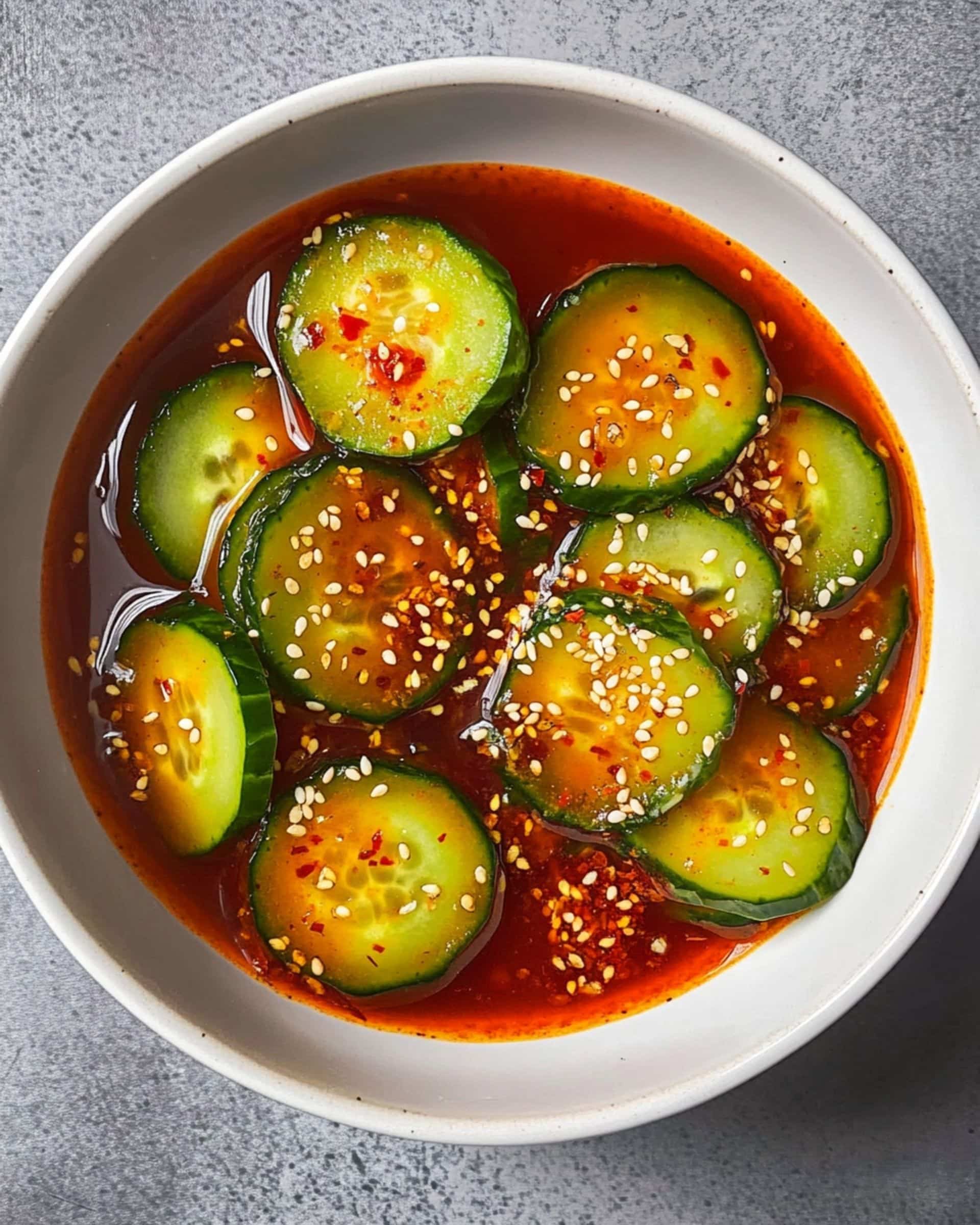 Easy Asian Cucumber Salad recipe