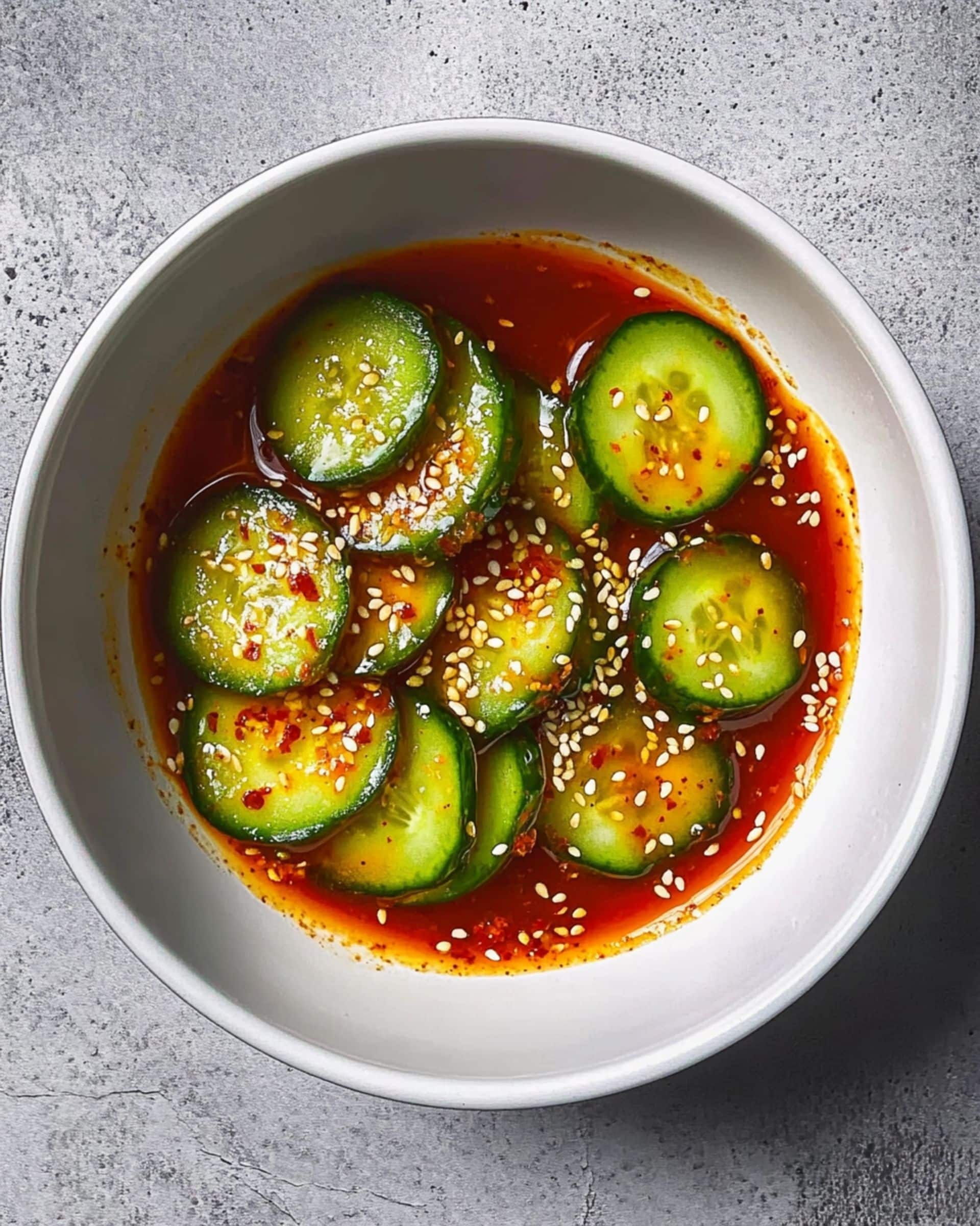 Easy Asian Cucumber Salad recipe