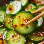 Easy Asian Cucumber Salad recipe