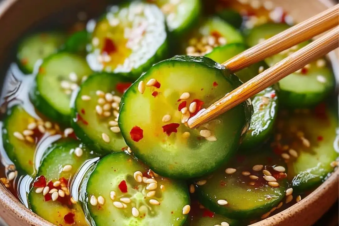 Easy Asian Cucumber Salad recipe