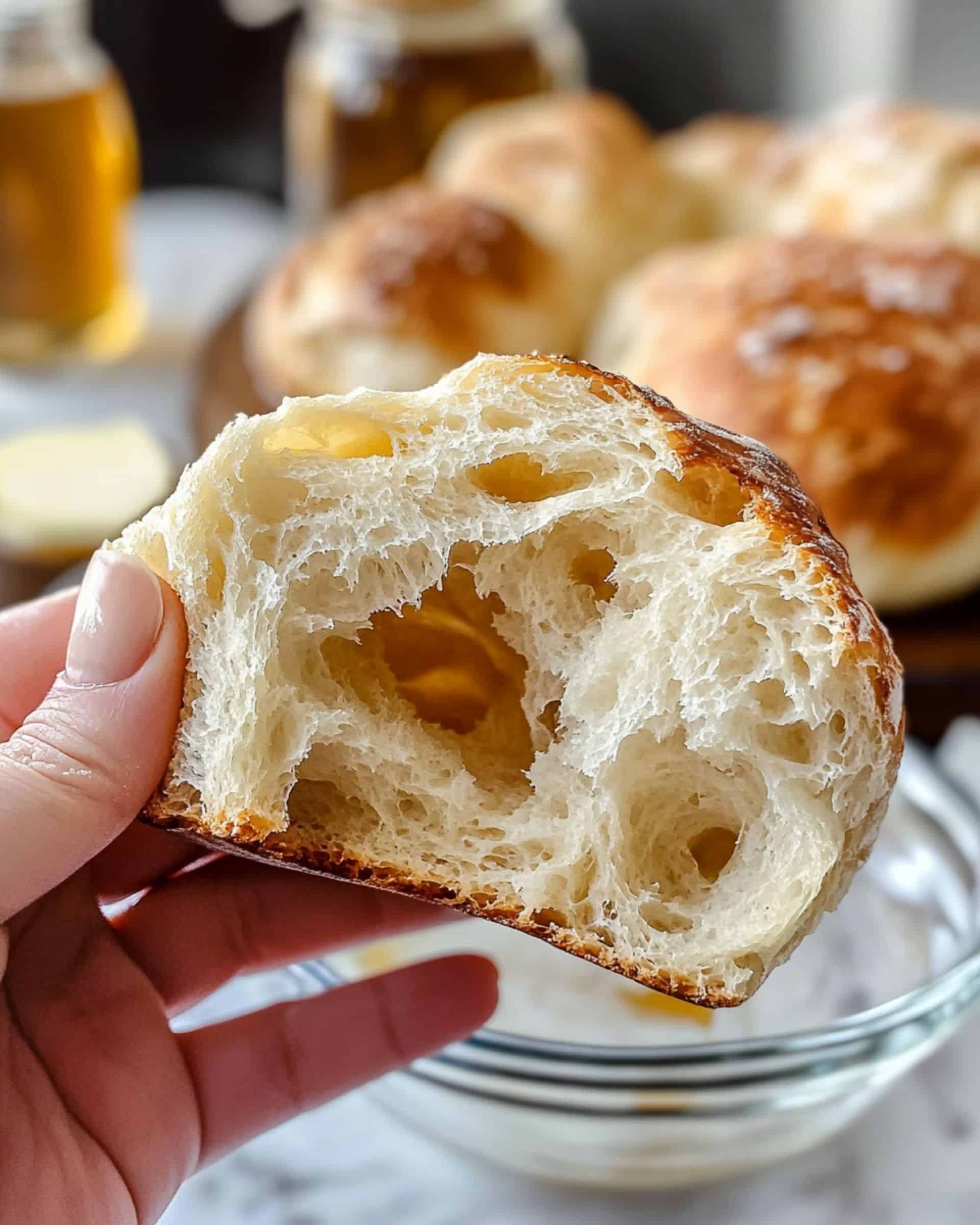 Easy Sourdough Rolls recipe