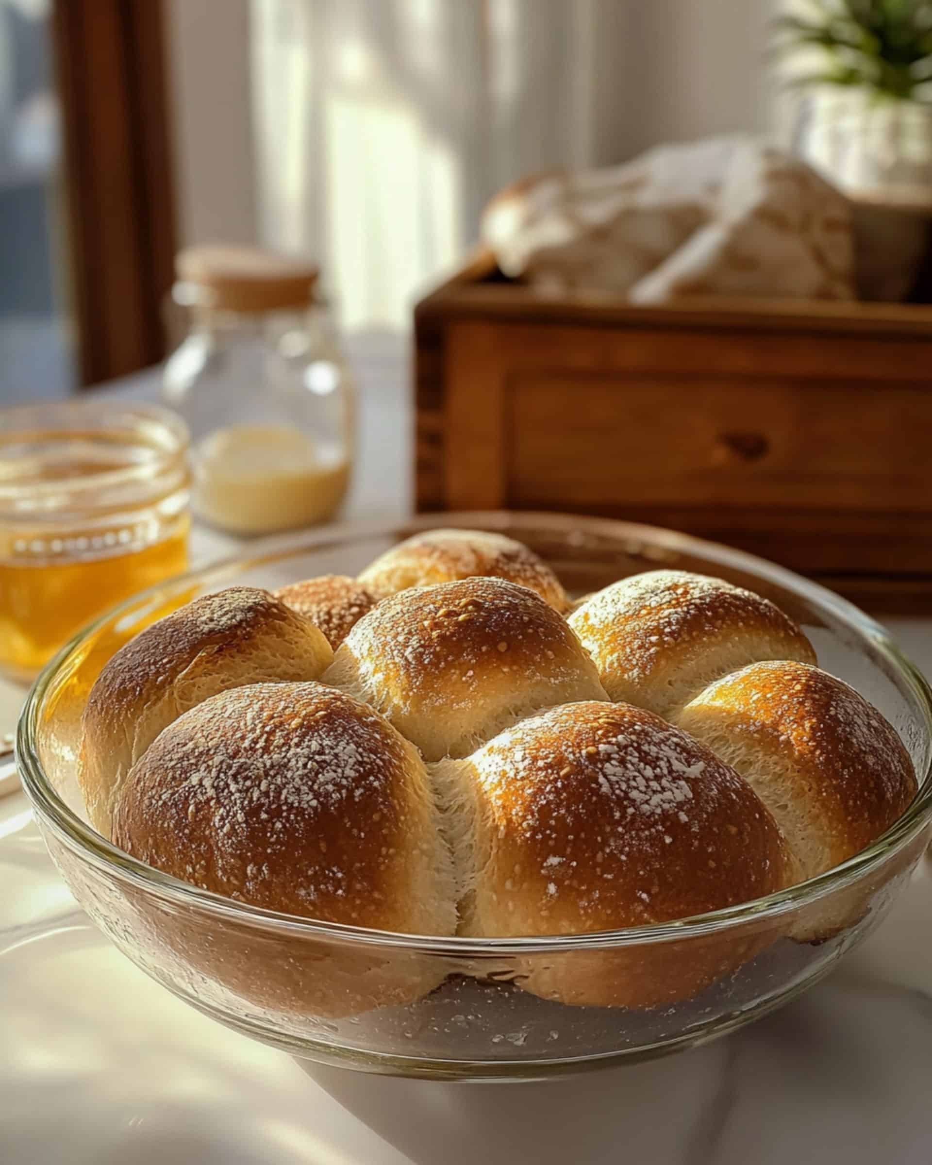 Easy Sourdough Rolls recipe
