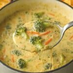 High Protein Broccoli Cheddar Soup Recipe