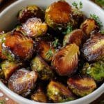 Honey Balsamic Brussels Sprouts recipe