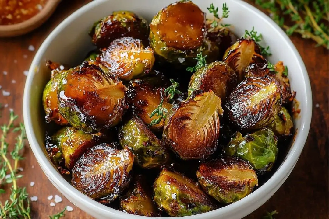 Honey Balsamic Brussels Sprouts recipe