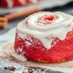 Irresistible Red Velvet Cinnamon Rolls recipe