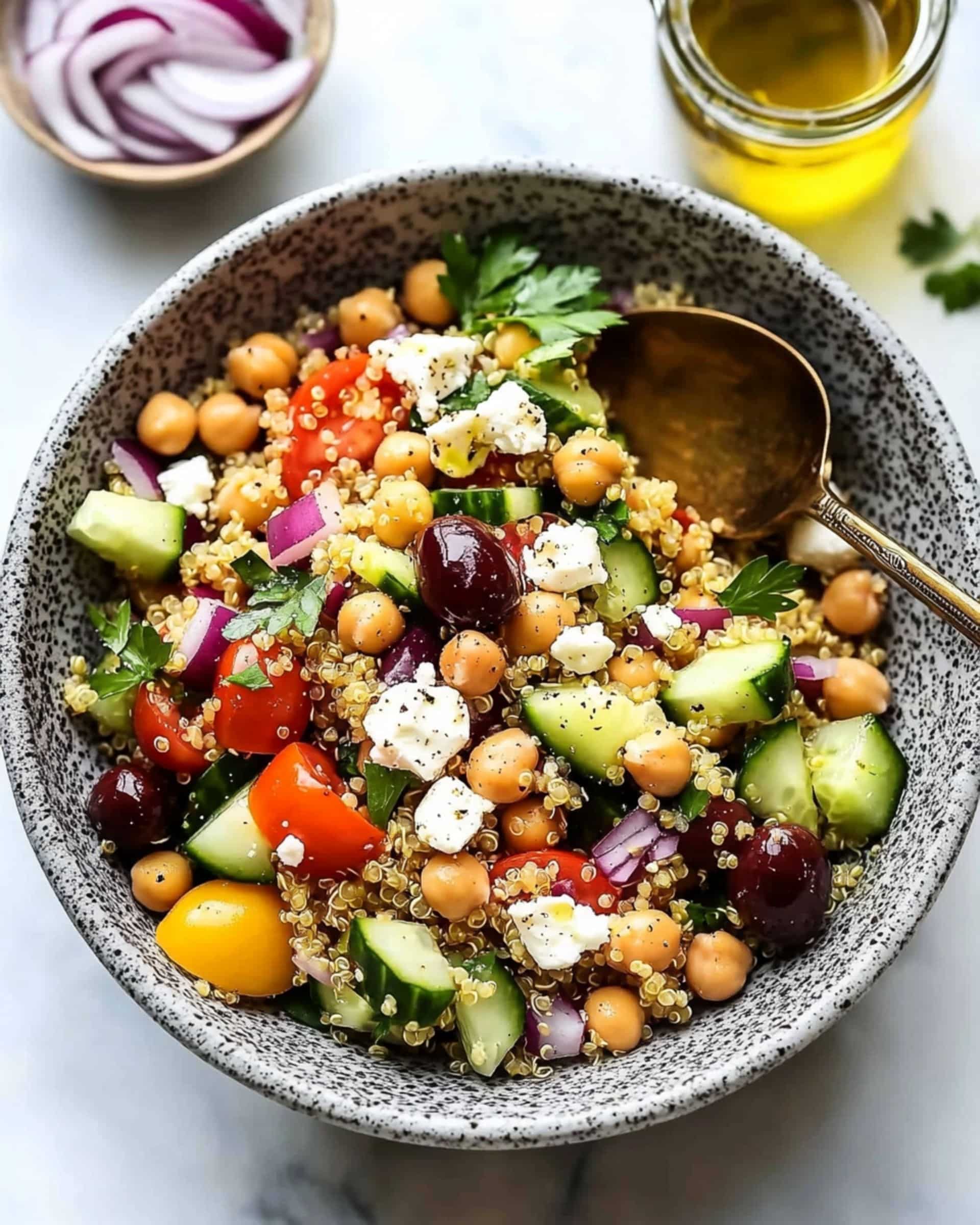 Mediterranean Quinoa Salad recipe