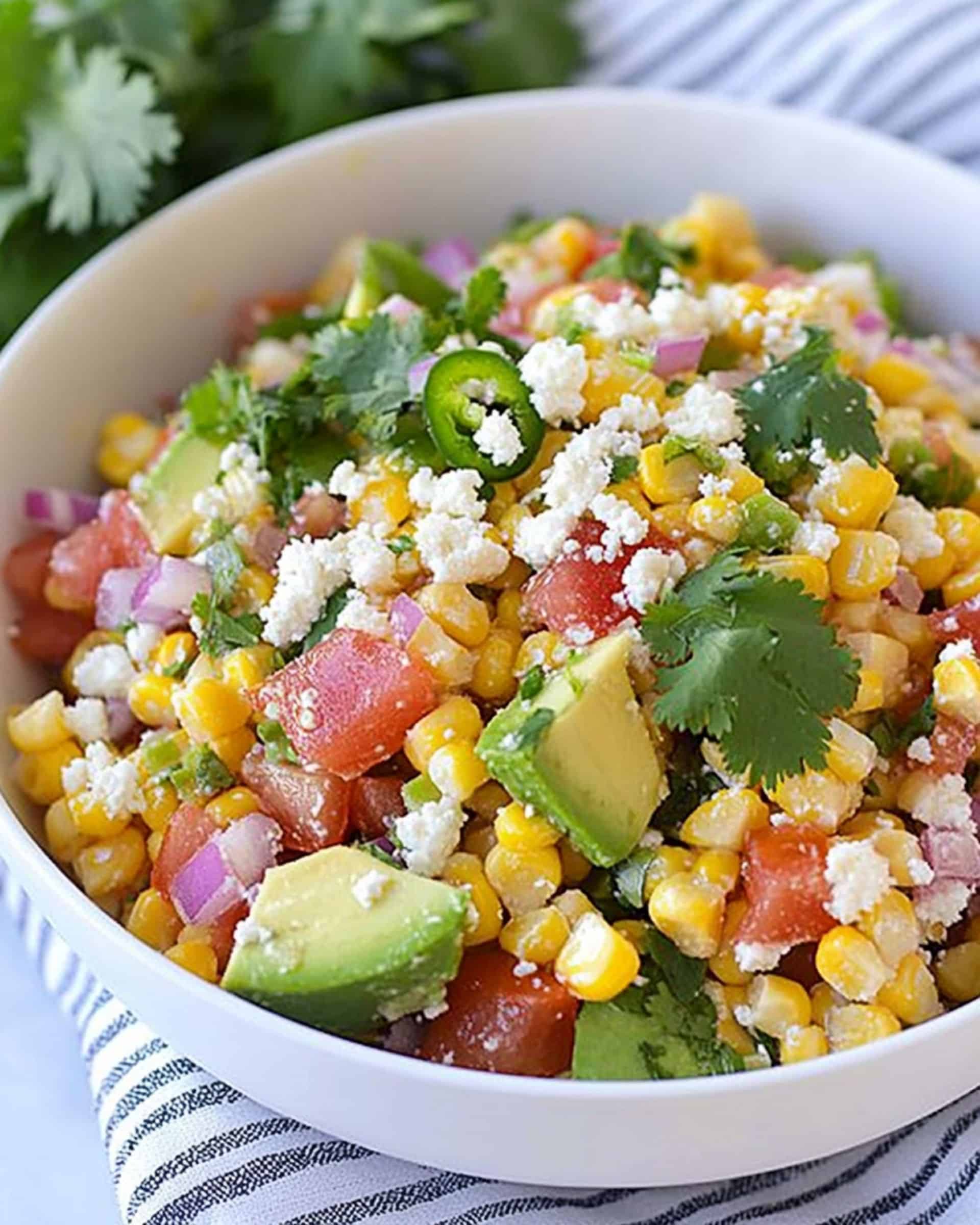 Mexican Street Corn Salad recipe