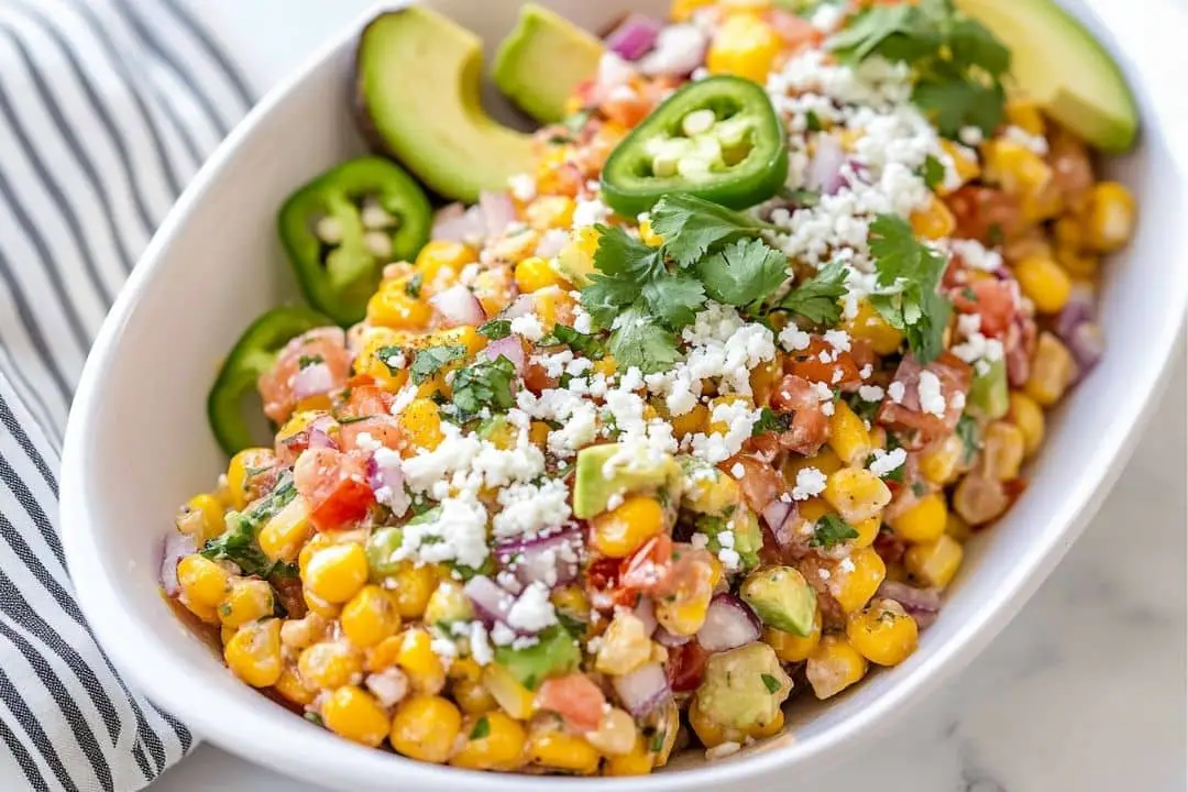 Mexican Street Corn Salad recipe