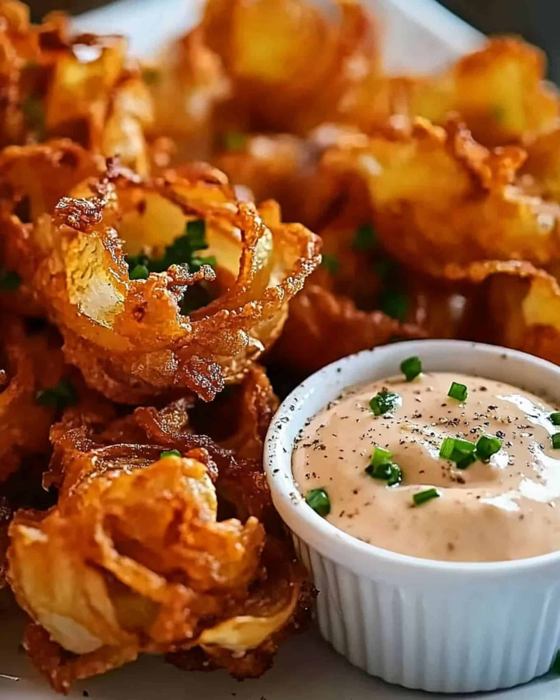 Mini Air Fryer Blooming Onions Recipe