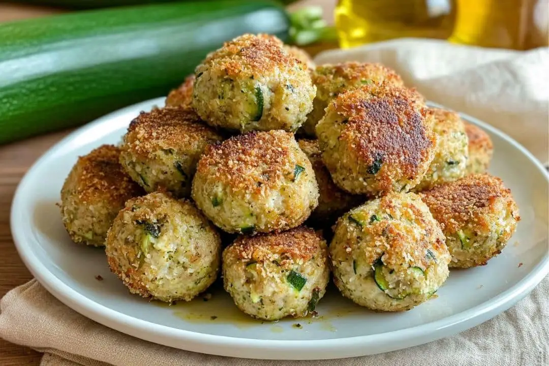 Quick Italian Zucchini Meatballs Recipe