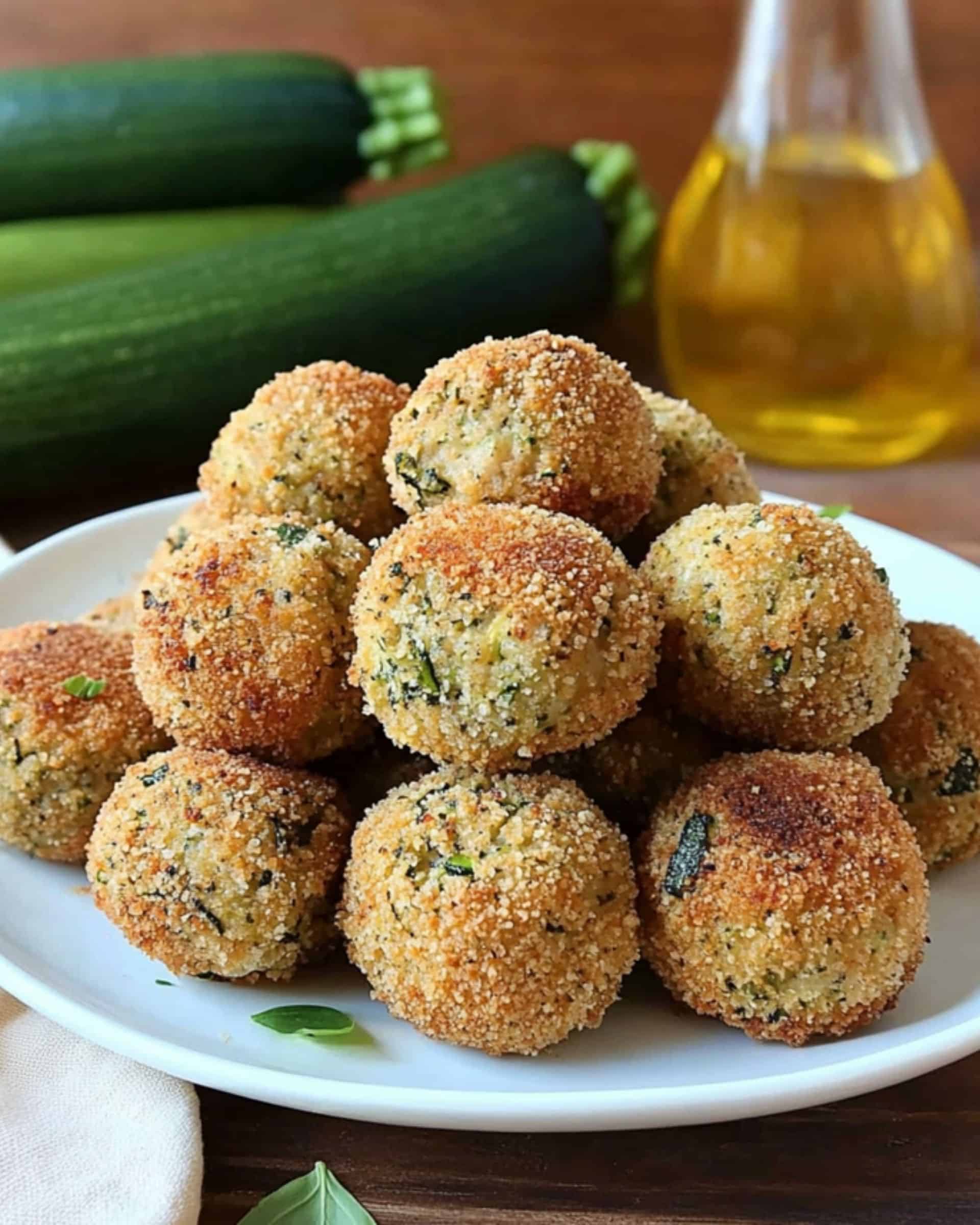 Quick Italian Zucchini Meatballs Recipe