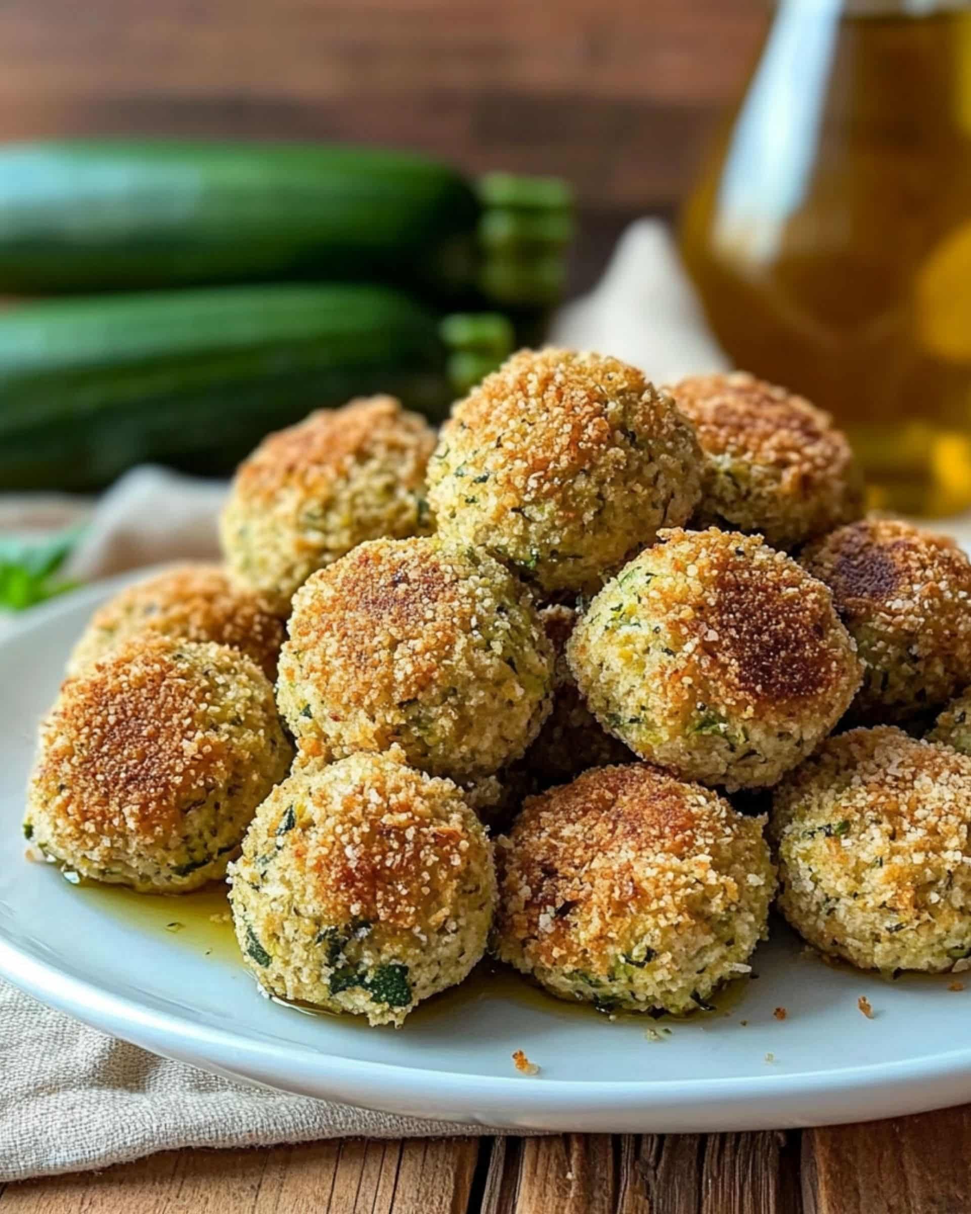 Quick Italian Zucchini Meatballs Recipe