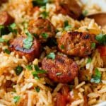 Savory One Pot Sausage and Rice Recipe