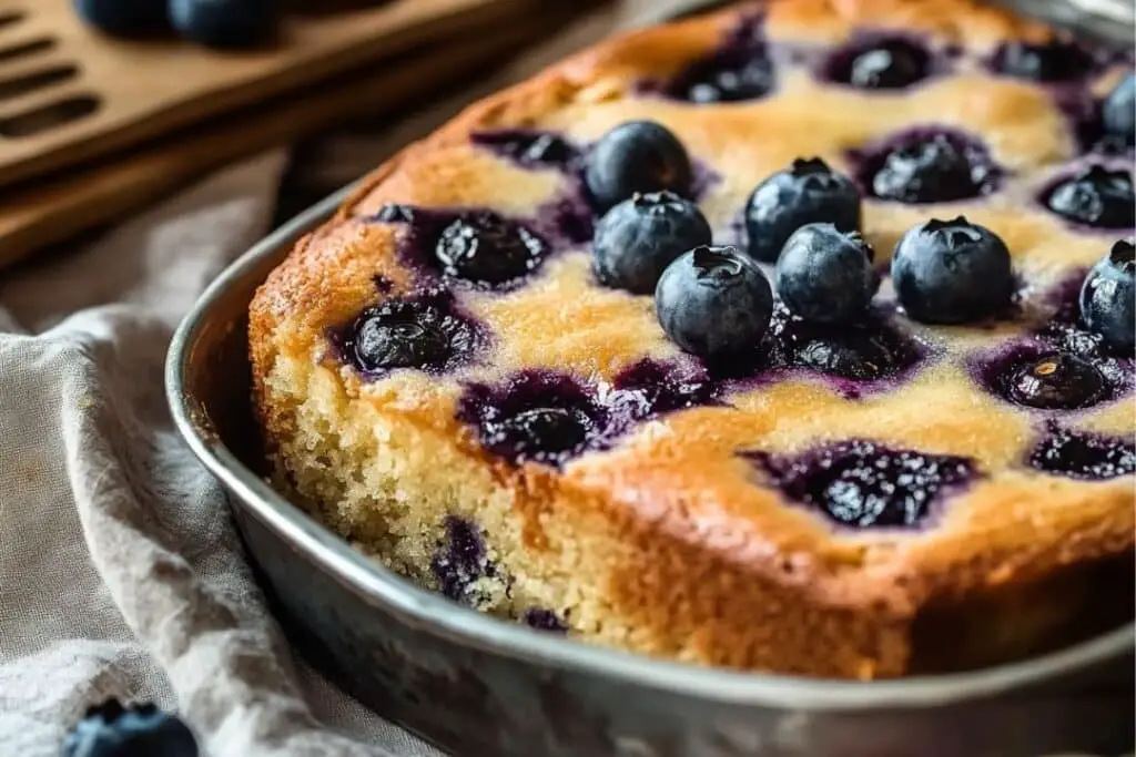 Sweet and Tangy Cottage Cheese Blueberry Bake Recipe