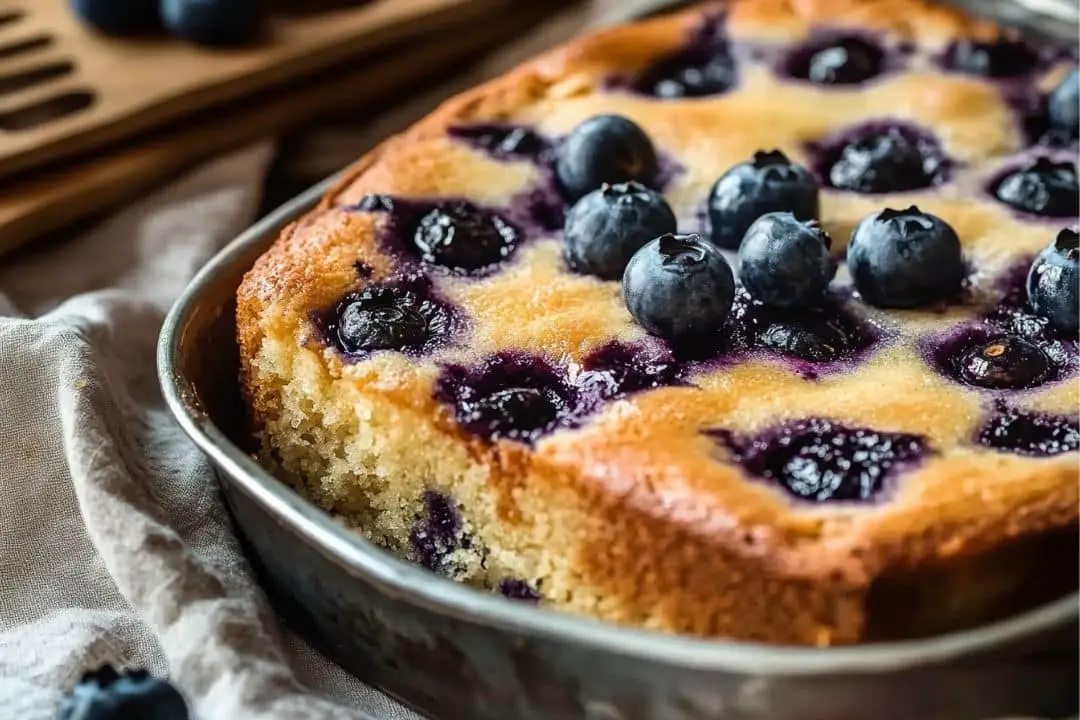 Sweet and Tangy Cottage Cheese Blueberry Bake Recipe