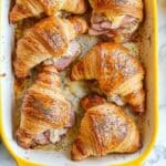 Baked Ham and Cheese Croissants Recipe