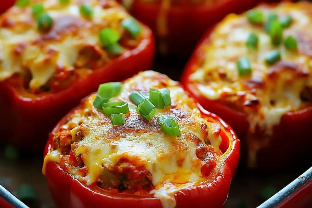 Buffalo Chicken Stuffed Peppers Recipe