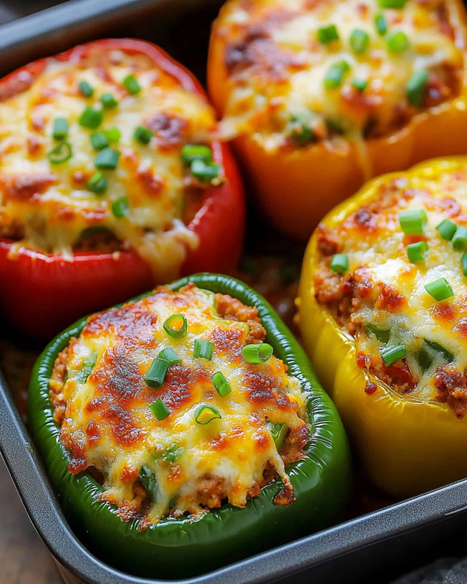 Buffalo Chicken Stuffed Peppers Recipe
