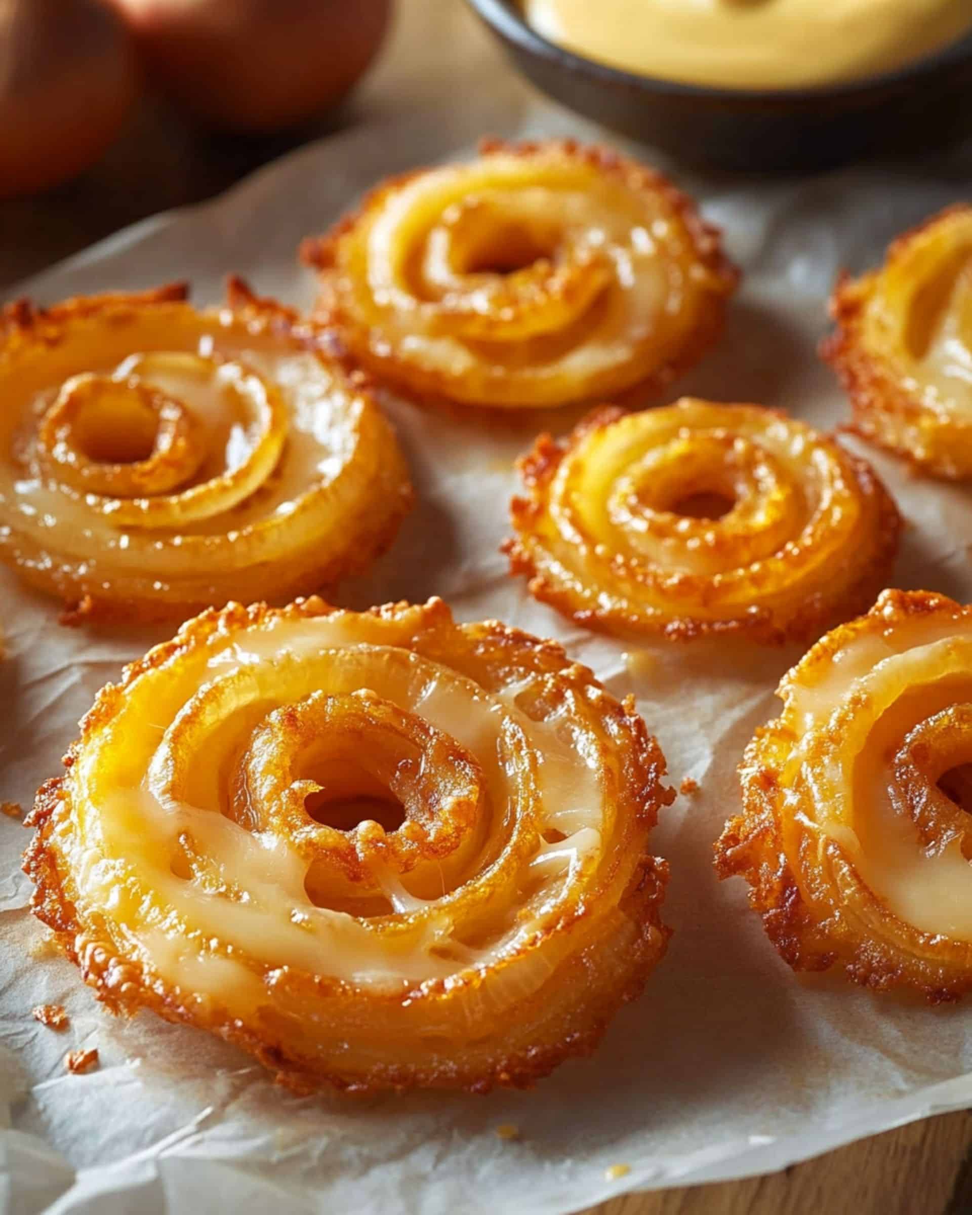 Cheesy Onion Crisps Recipe
