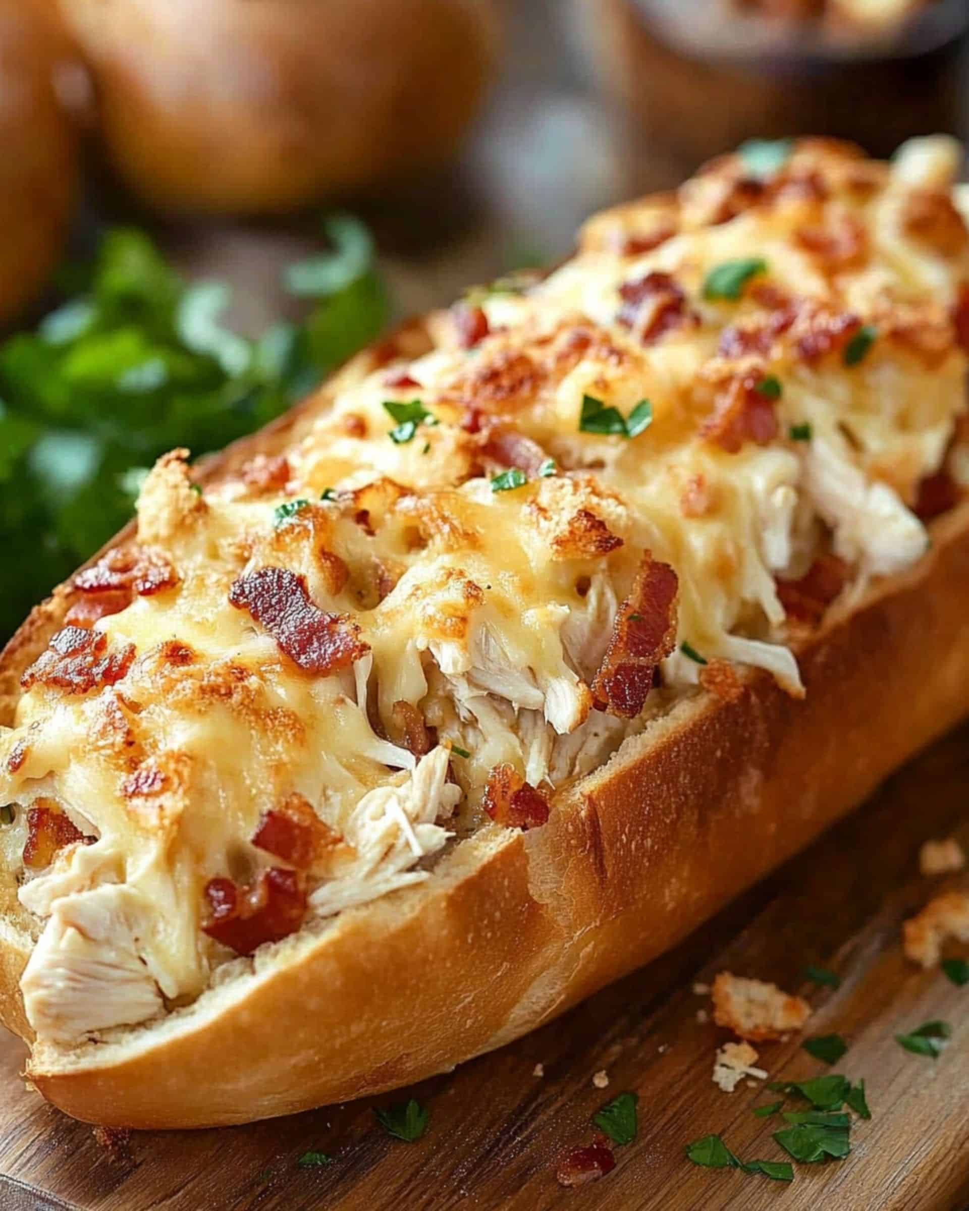Chicken Bacon Ranch Stuffed Bread Recipe