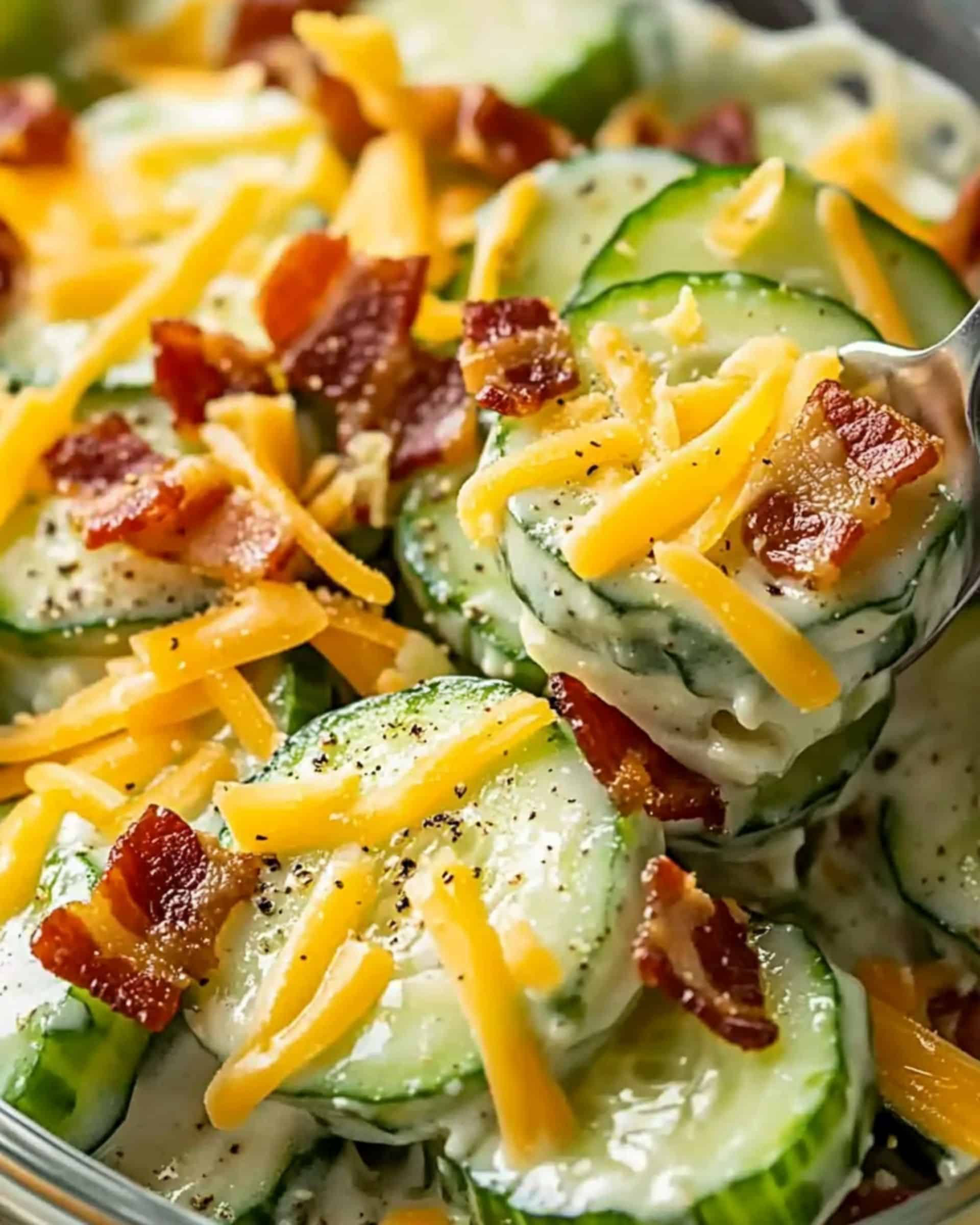 Creamy Cucumber Snack Recipe