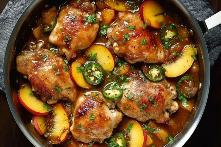 Jalapeño Peach Chicken Recipe
