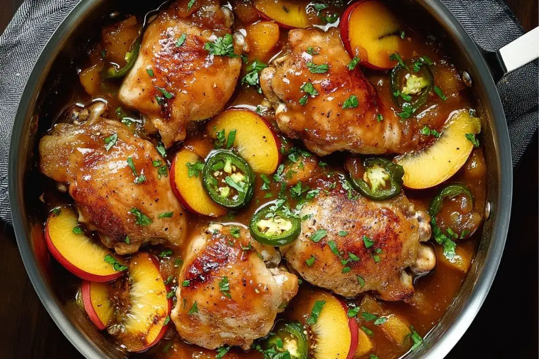 Jalapeño Peach Chicken Recipe