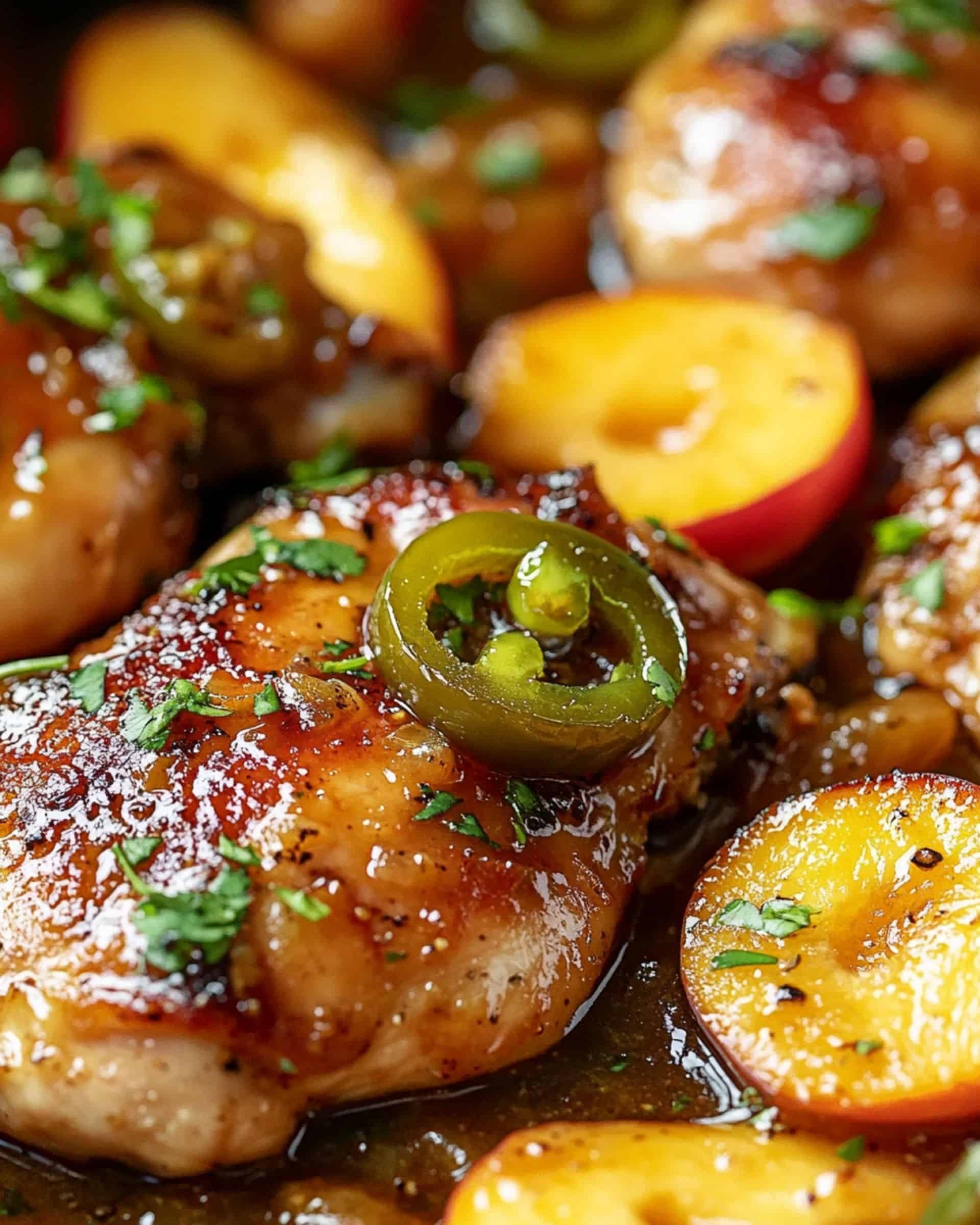 Jalapeño Peach Chicken Recipe