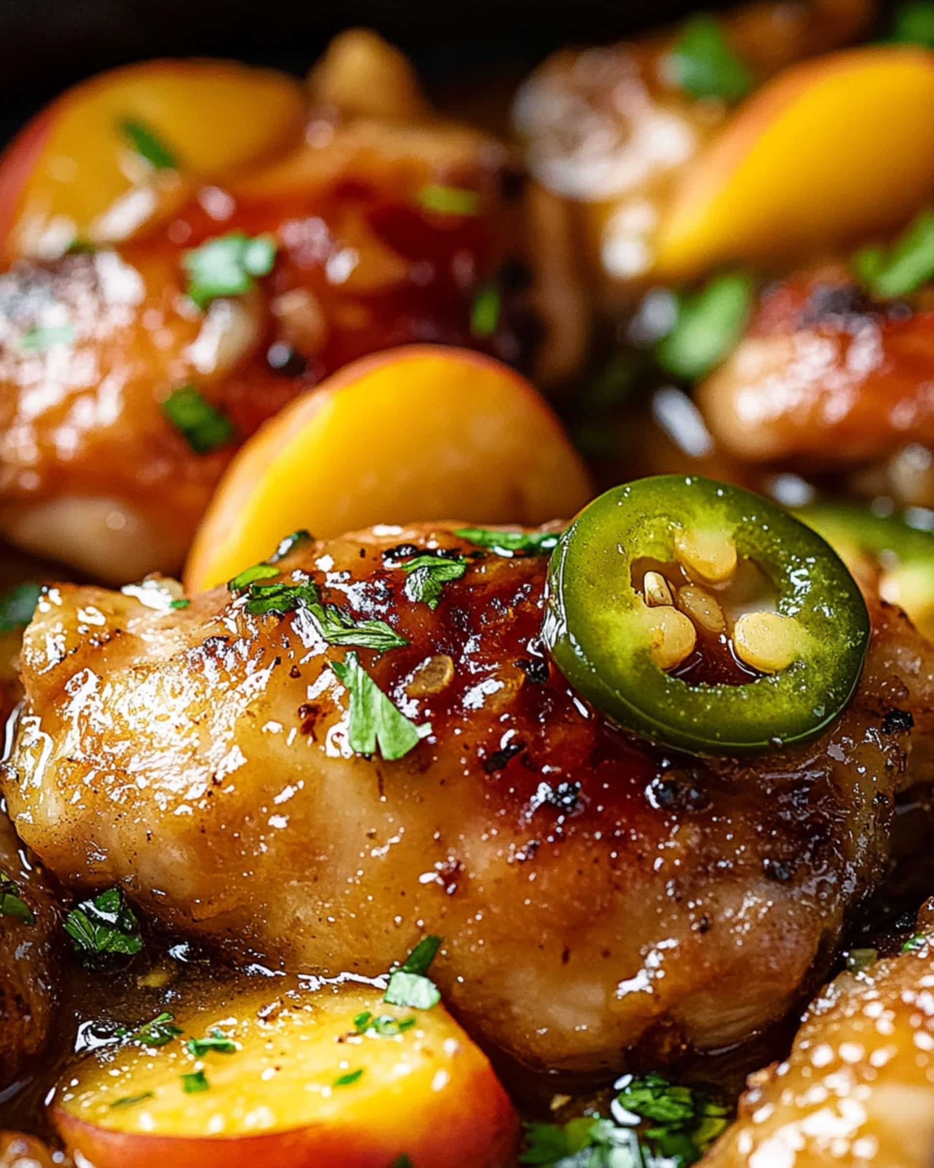 Jalapeño Peach Chicken Recipe