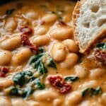 Tuscan Butter Beans with Spinach and Sun-Dried Tomato Recipe
