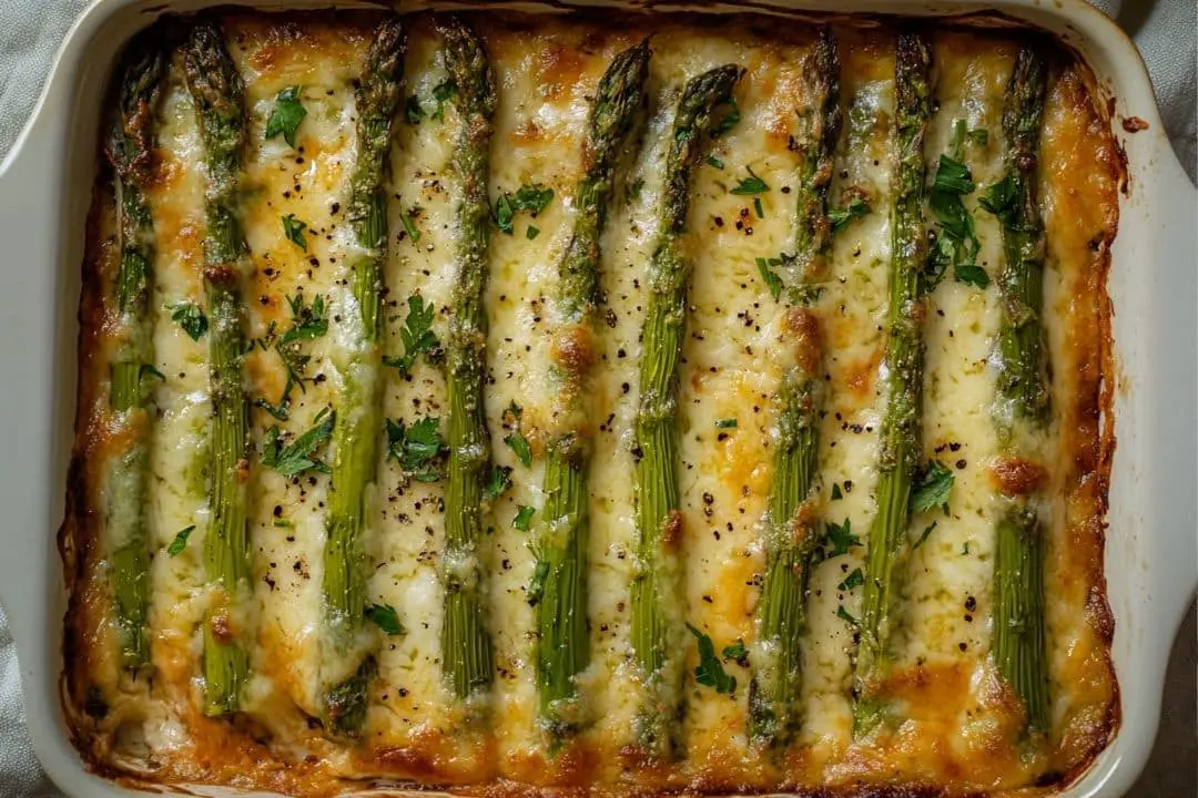 Cheesy Baked Asparagus Recipe