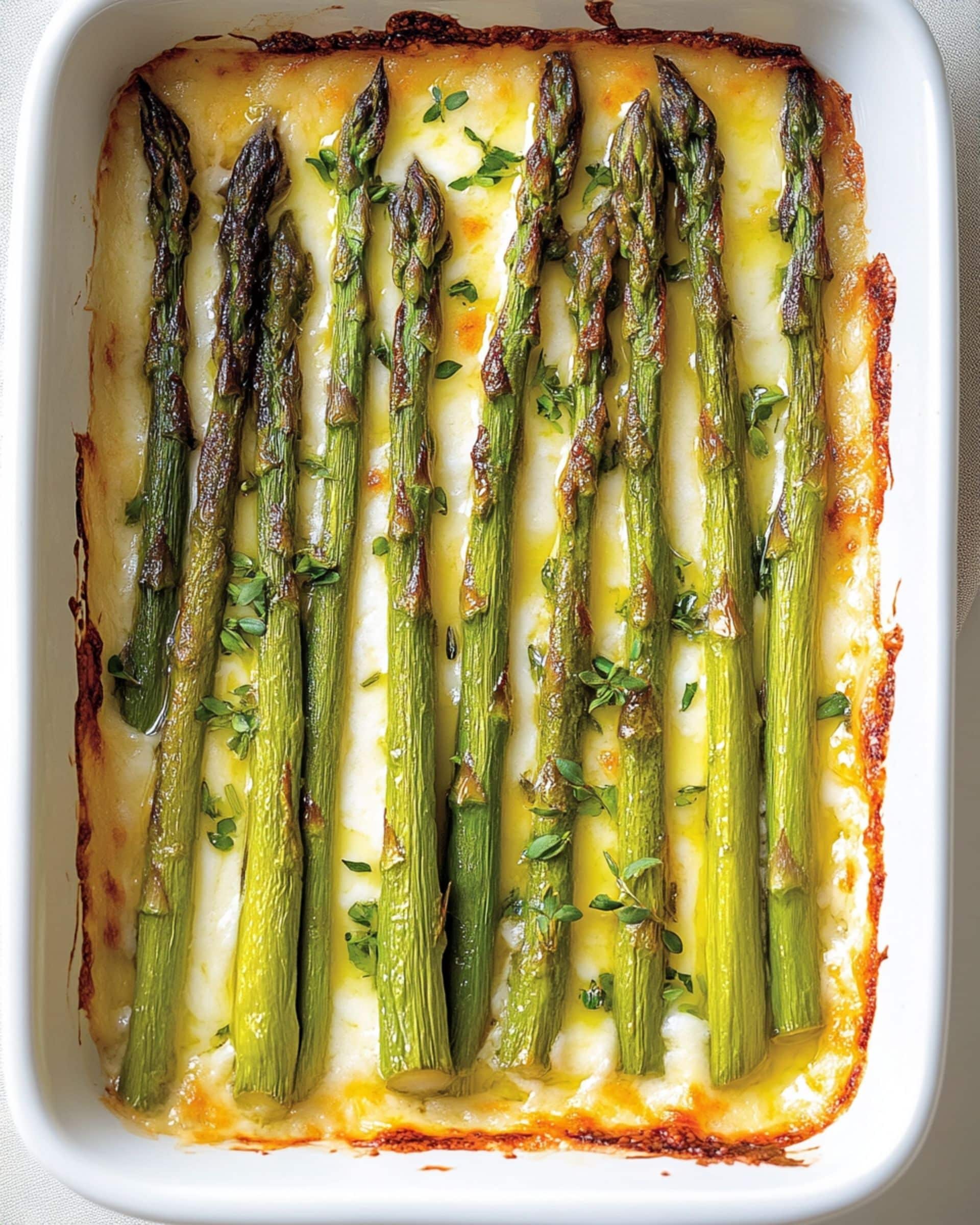 Cheesy Baked Asparagus Recipe