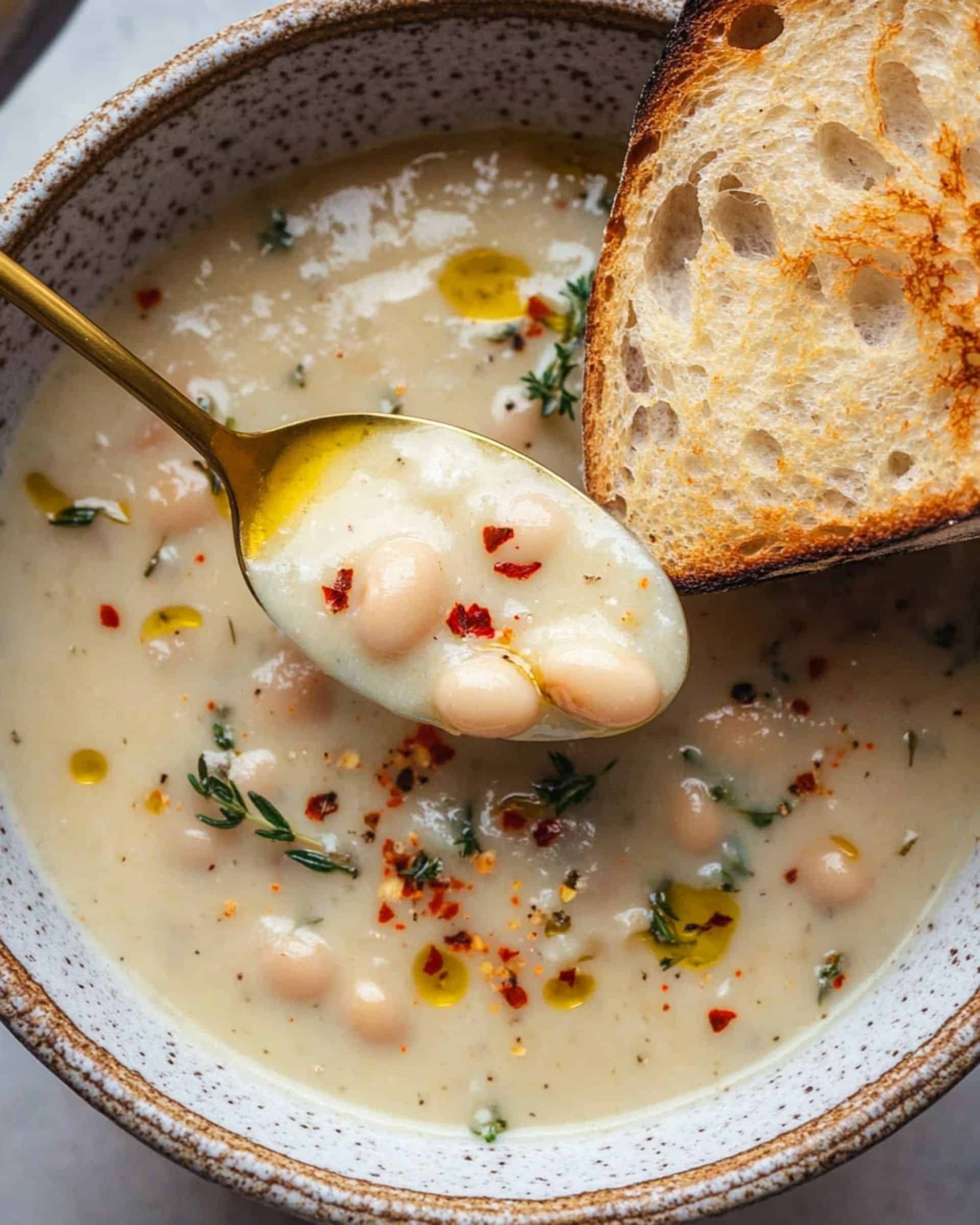 Chickpea Garlic Soup Recipe