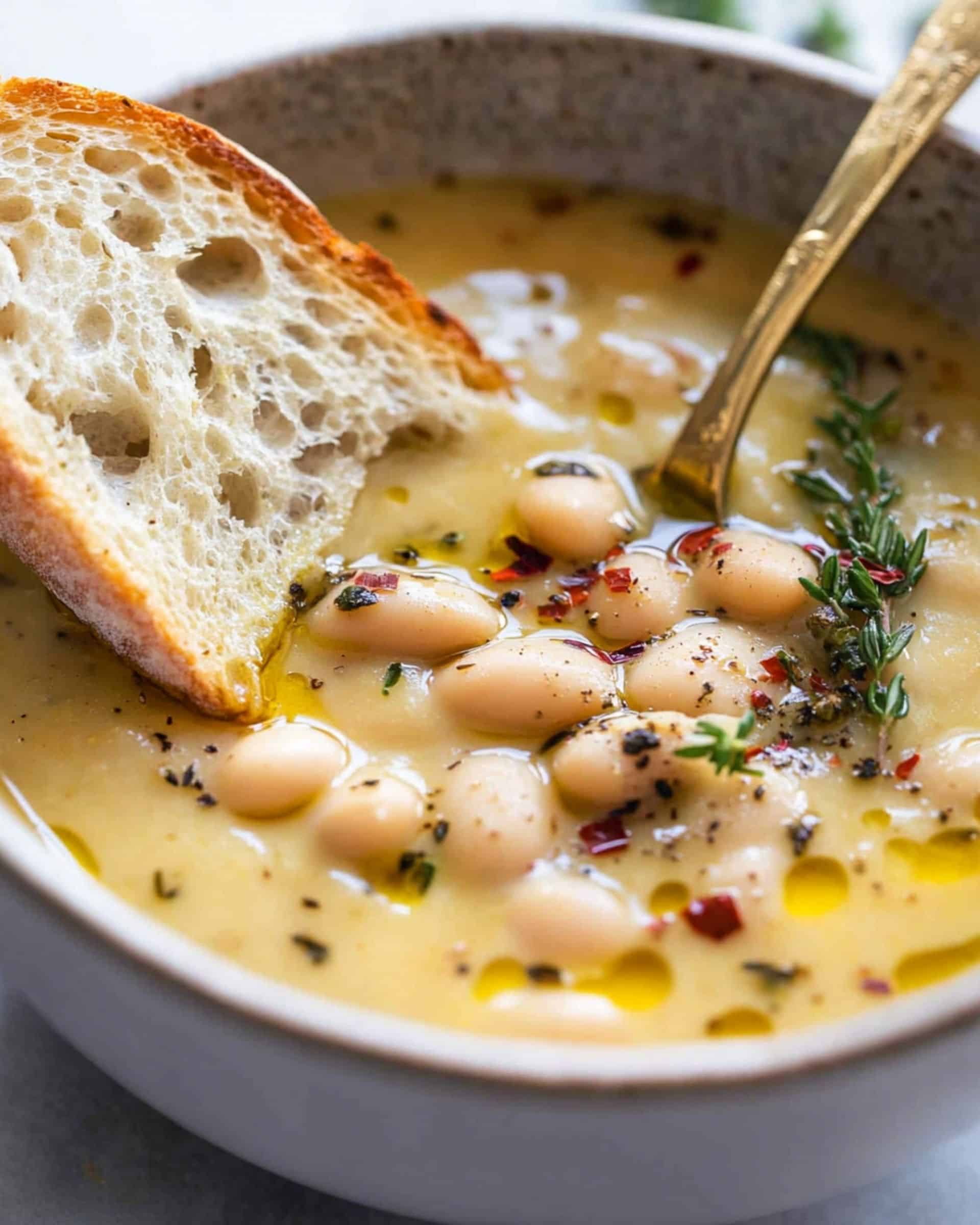 Chickpea Garlic Soup Recipe